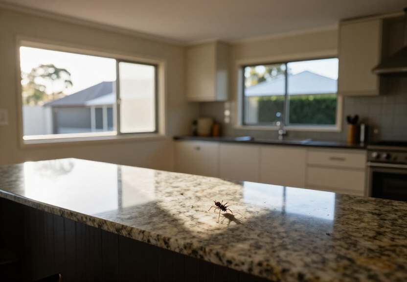 Clean bathroom in Bossley Park after cockroach treatment
